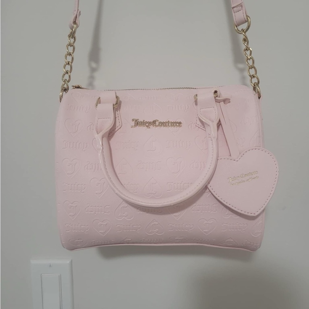 Juicy Couture Pink Satchel Crossbody Bag